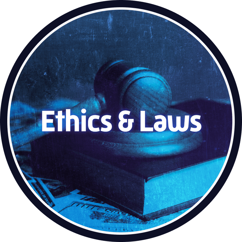 Ethics & Laws badge